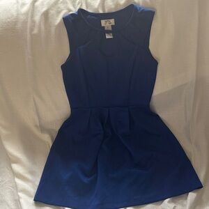 Sweet Storm Blue Mini Dress
